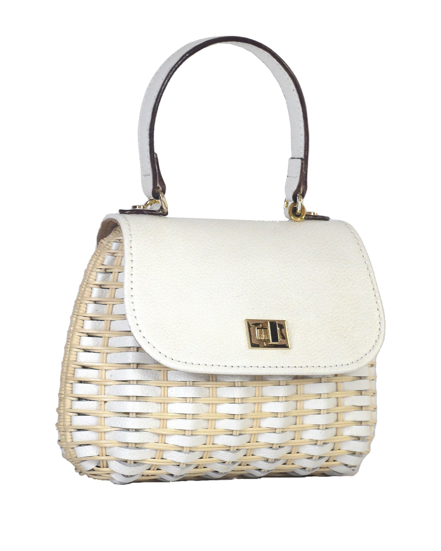Blair Leather Strip - White