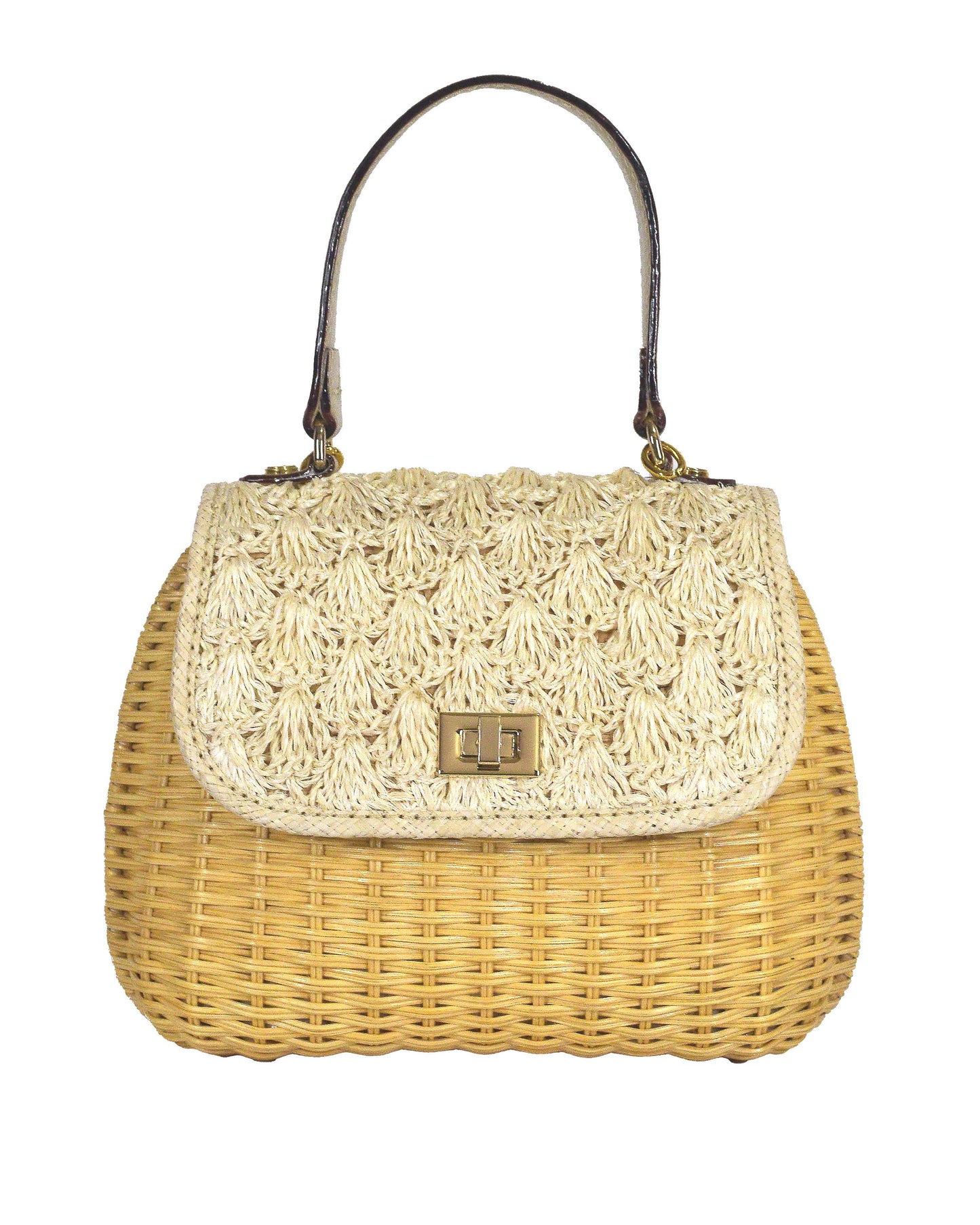 Aria Mini Wicker Bag -Natural