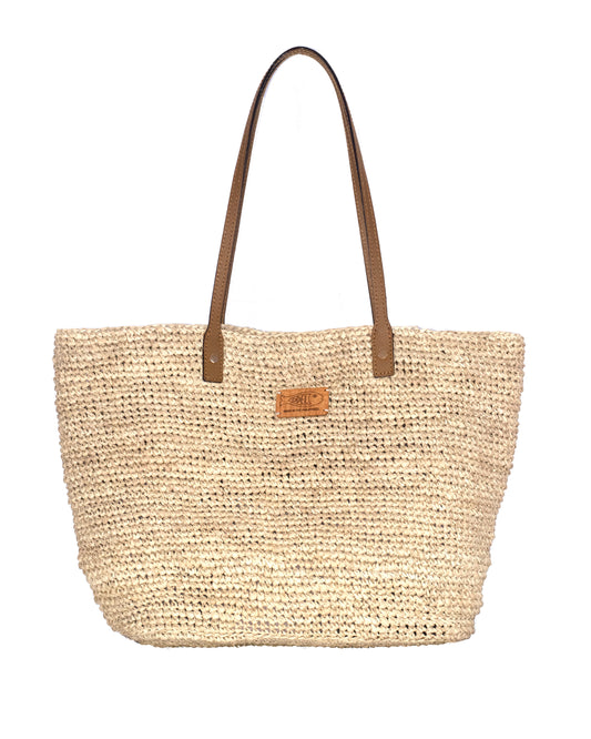 Lori Raffia Tote Bag