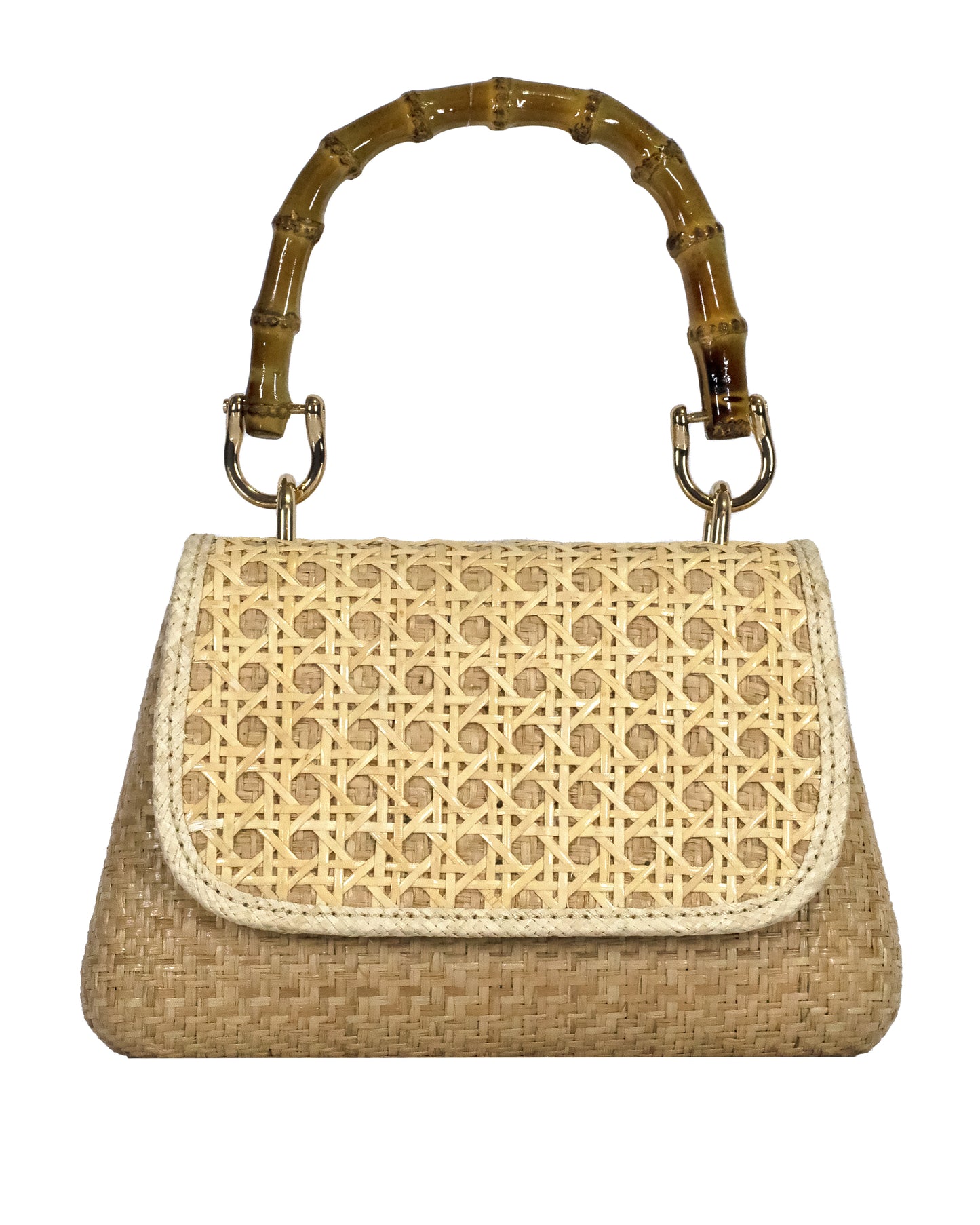 Jean Raffia- Cane Bag