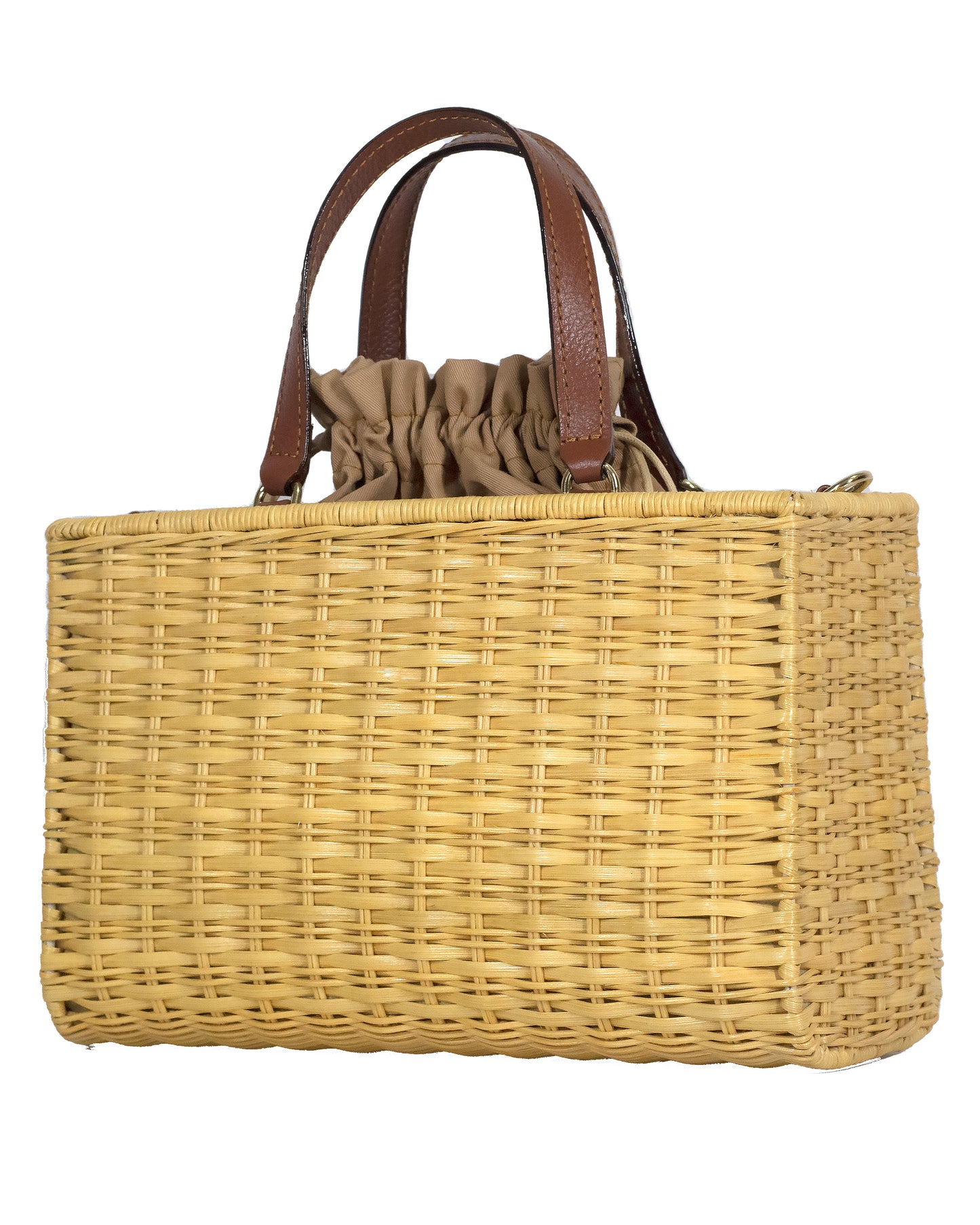 Claudia Basket Bag - Brown