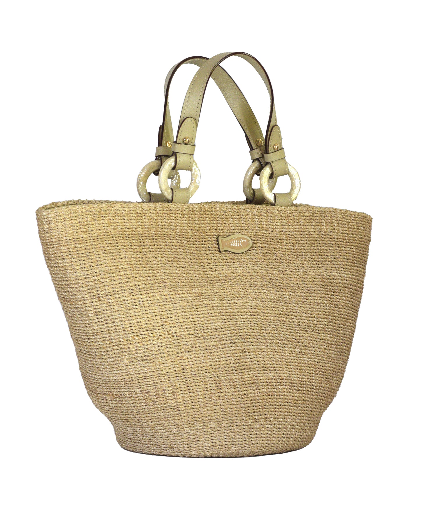 Polly Natural Tote Bag - Olive