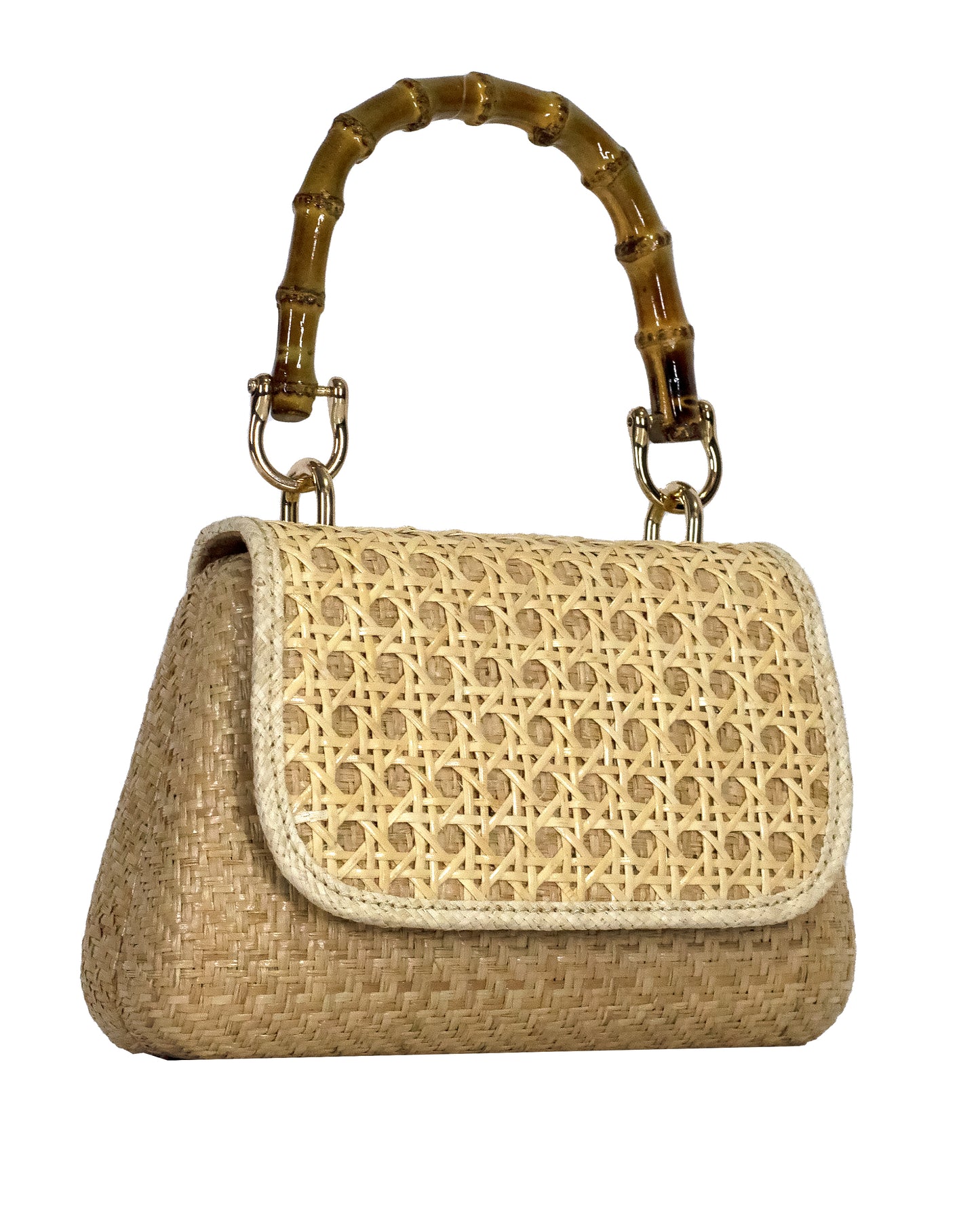 Jean Raffia- Cane Bag