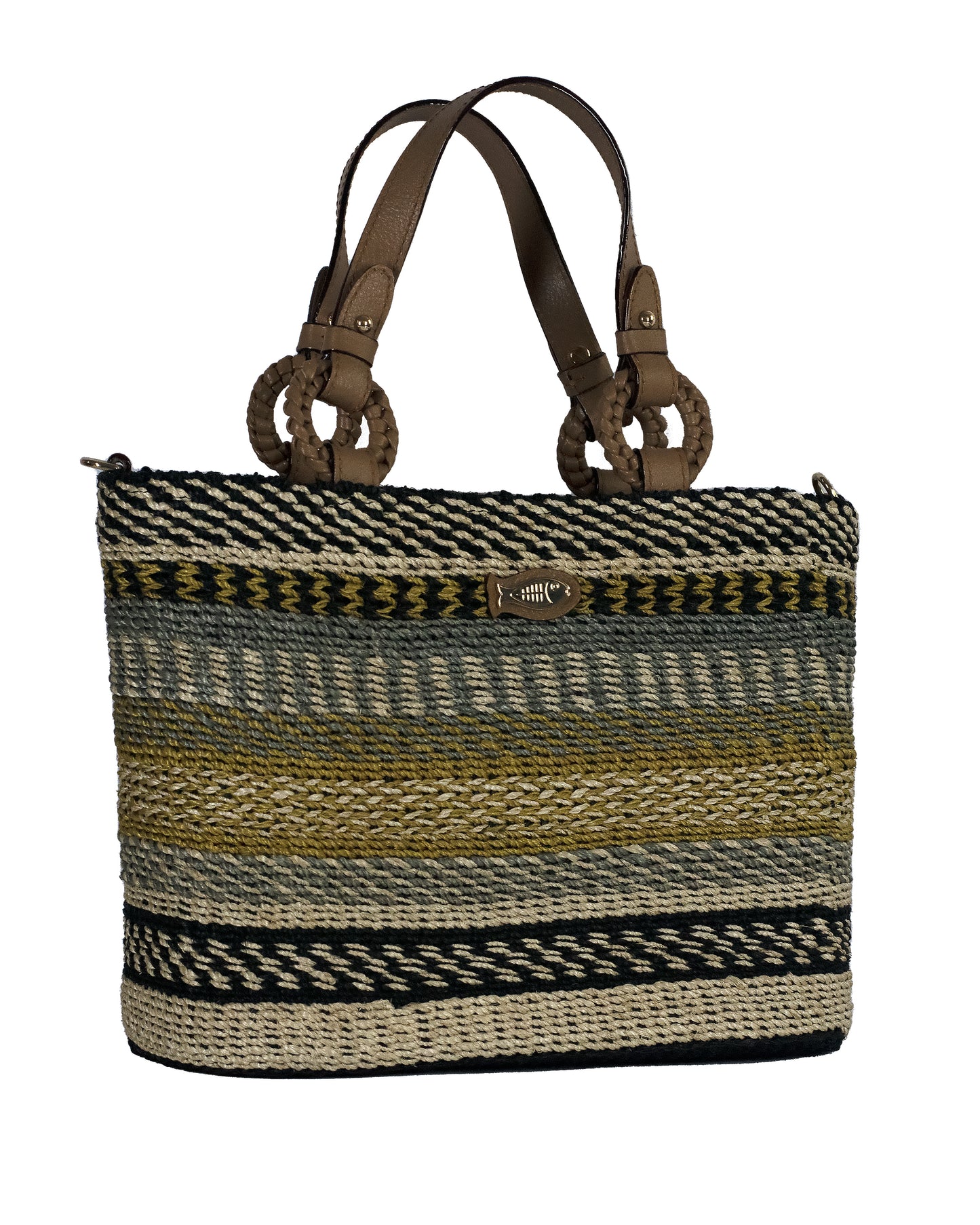 Tanner Tote Bag - Multicolor Green