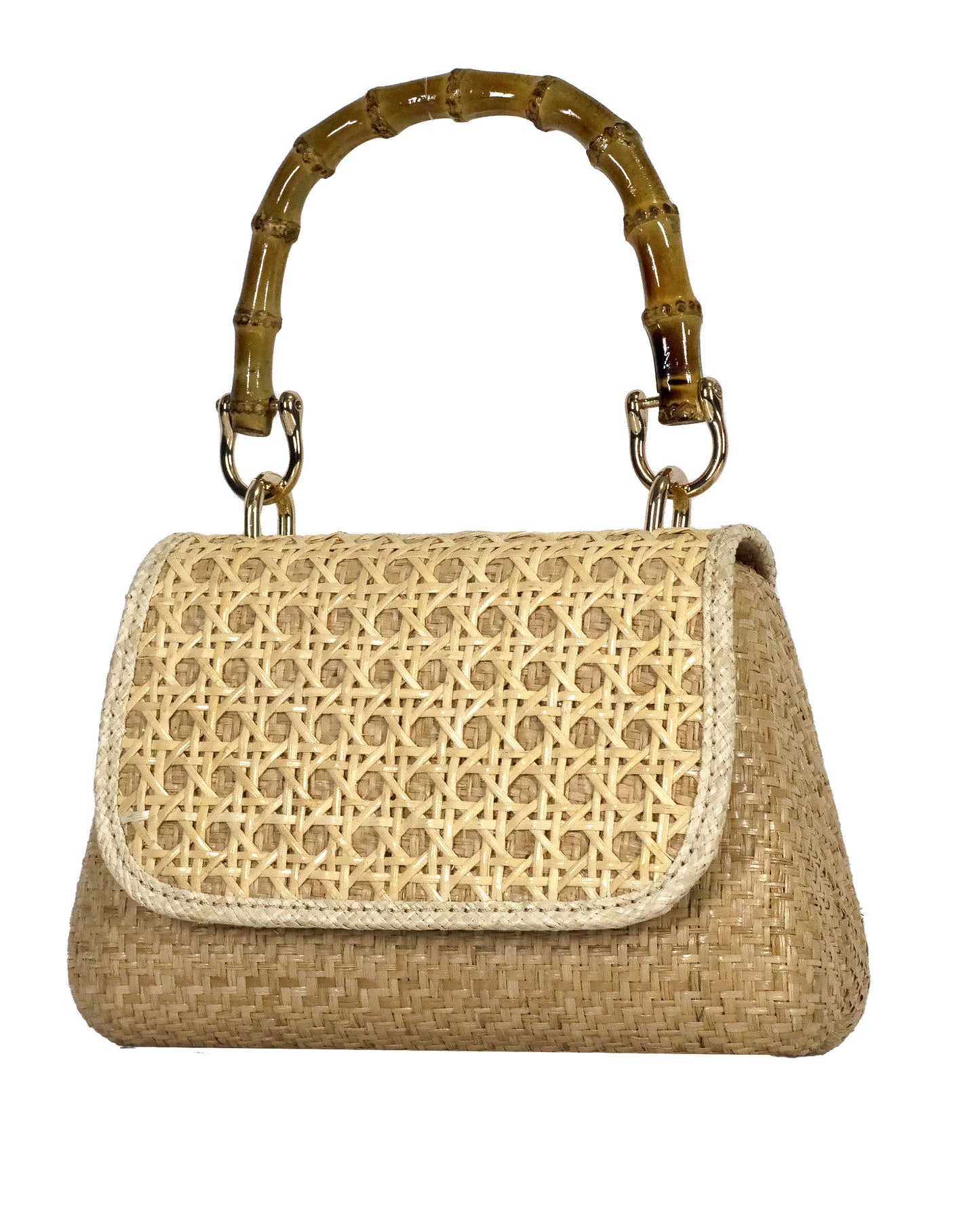 Jean Raffia- Cane Bag