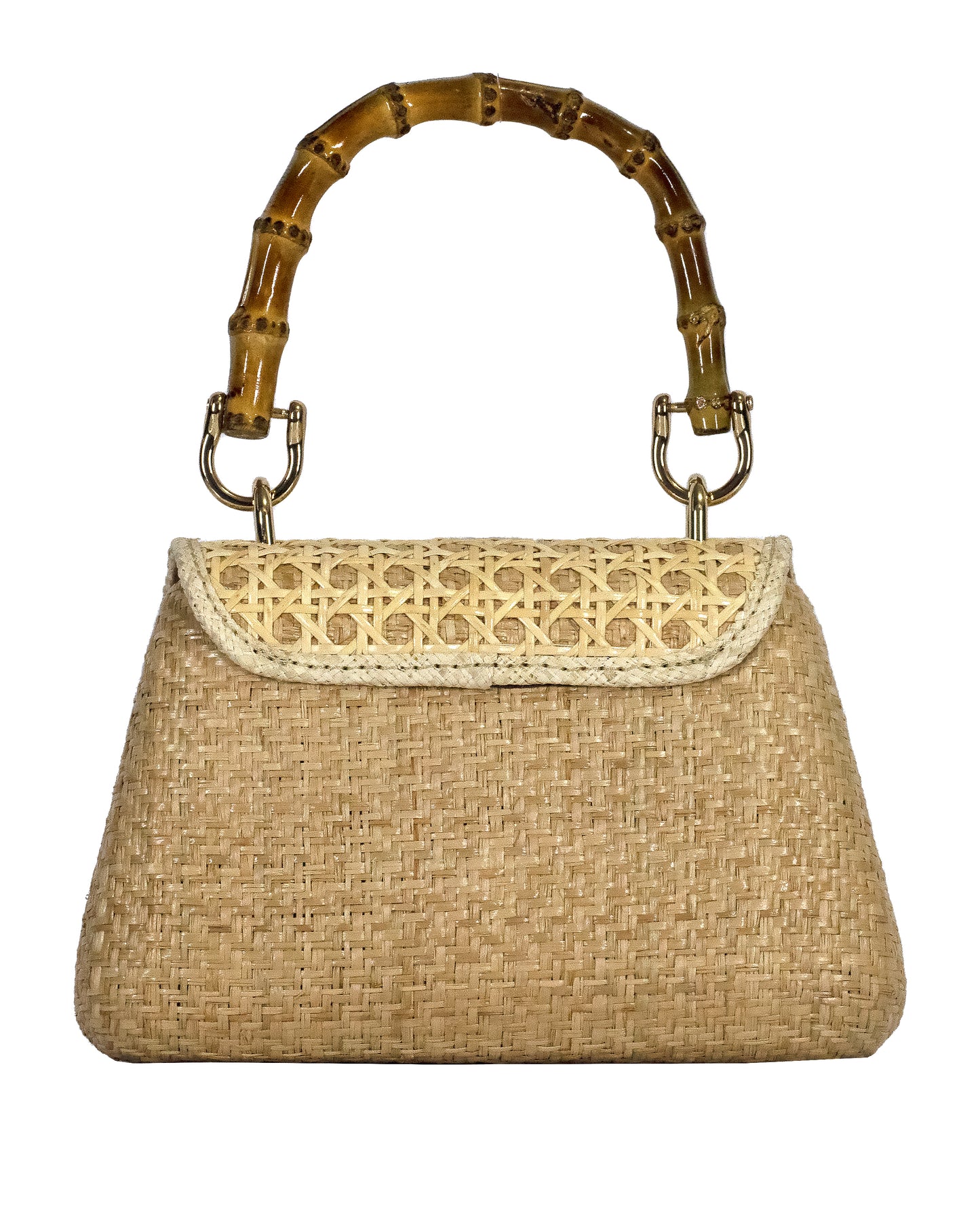 Jean Raffia- Cane Bag