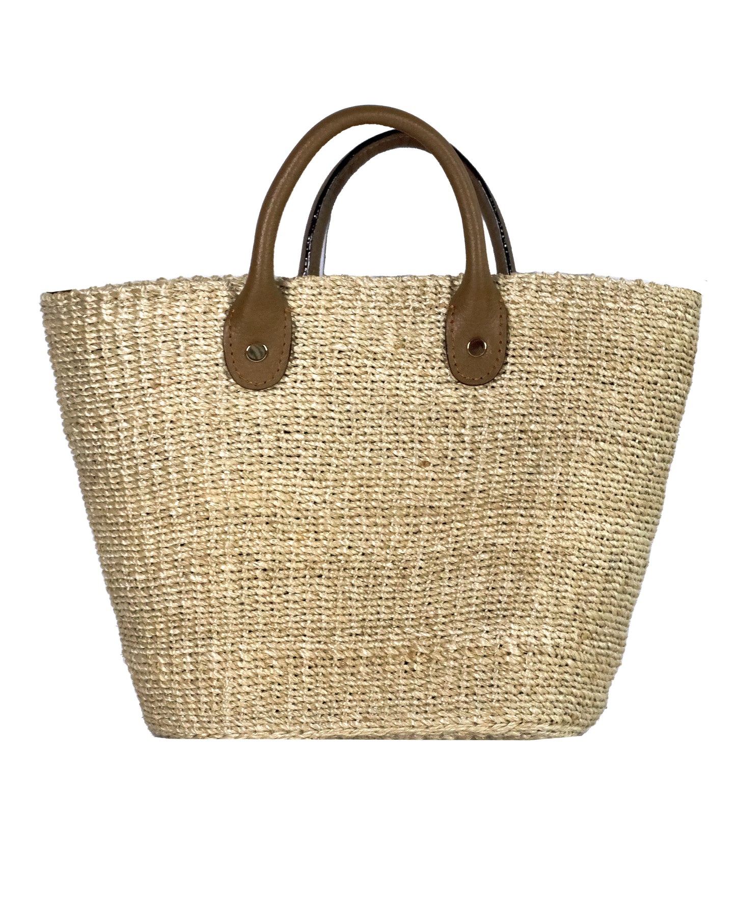 Susan Natural Tote Bag - Brown