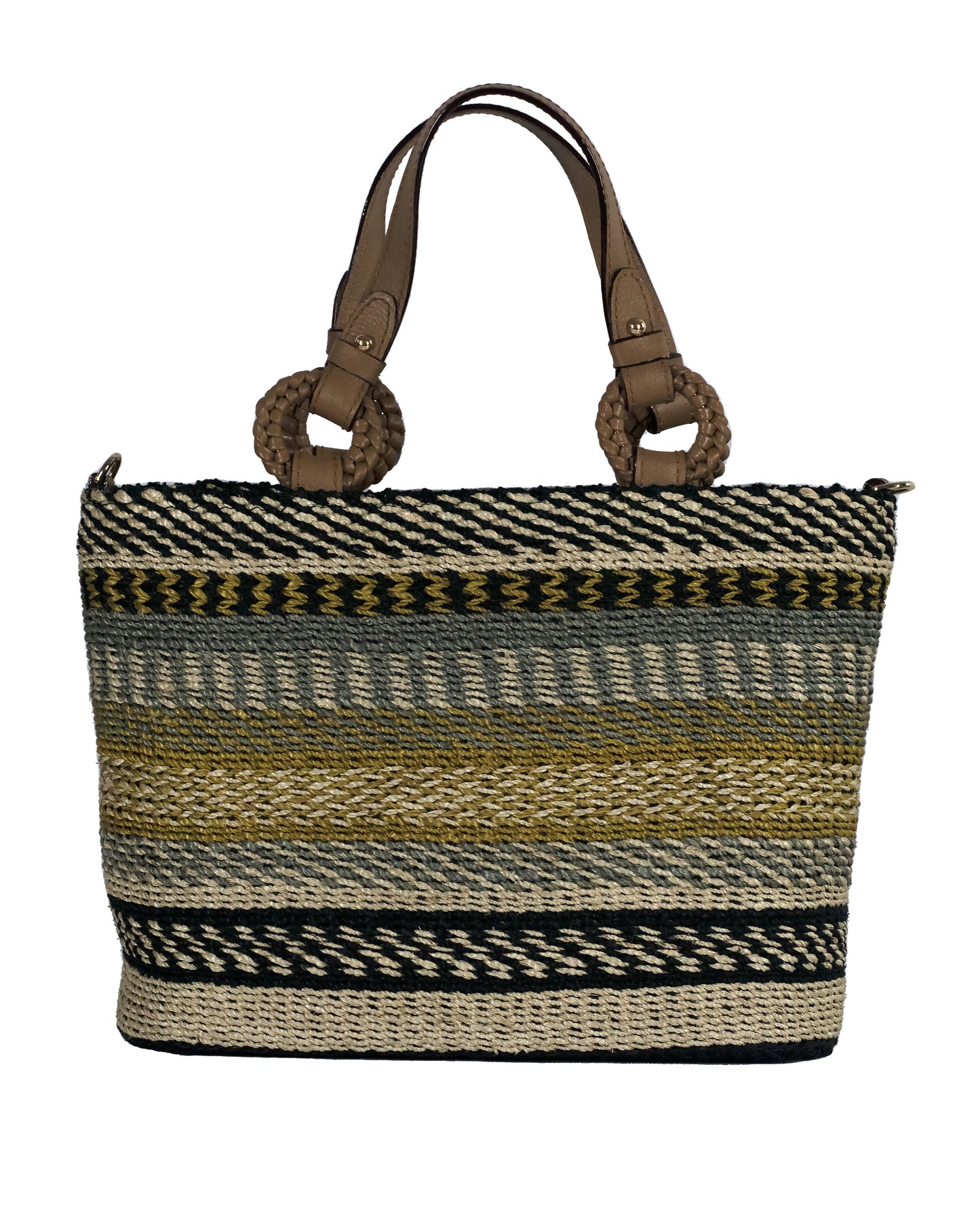 Tanner Tote Bag - Multicolor Green