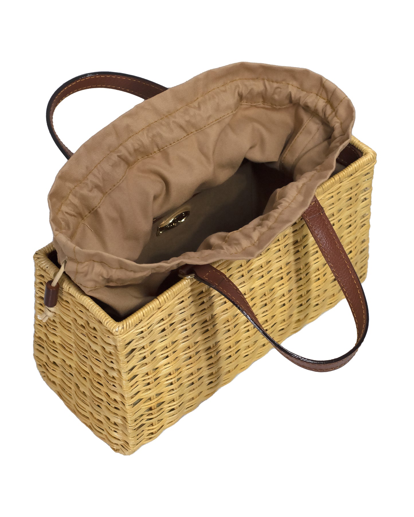 Claudia Basket Bag - Brown