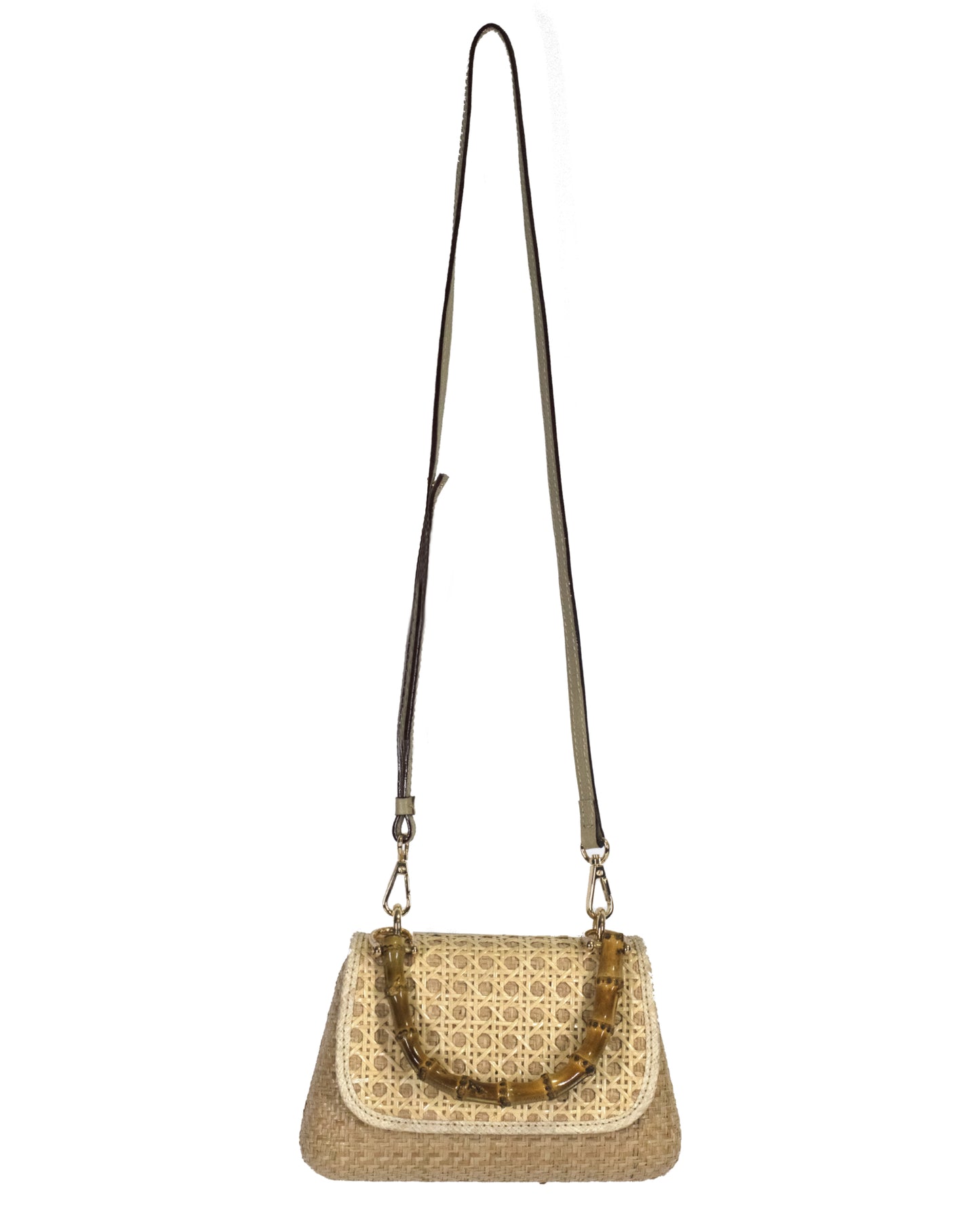 Jean Raffia- Cane Bag