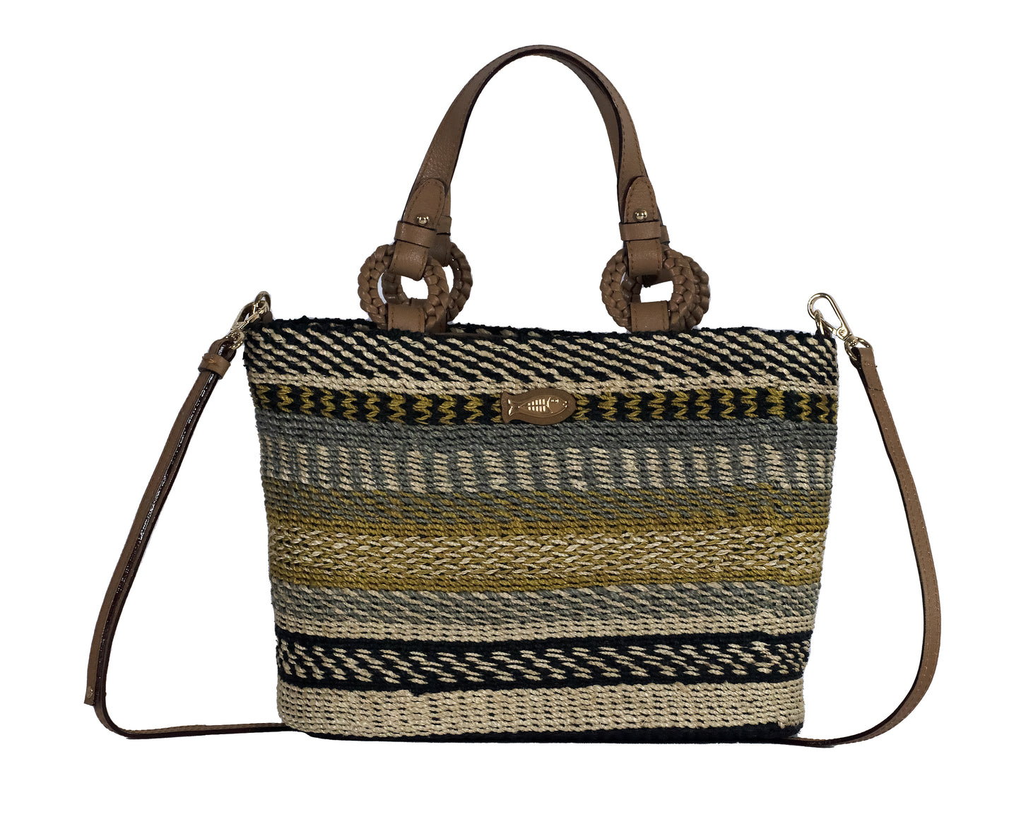 Tanner Tote Bag - Multicolor Green