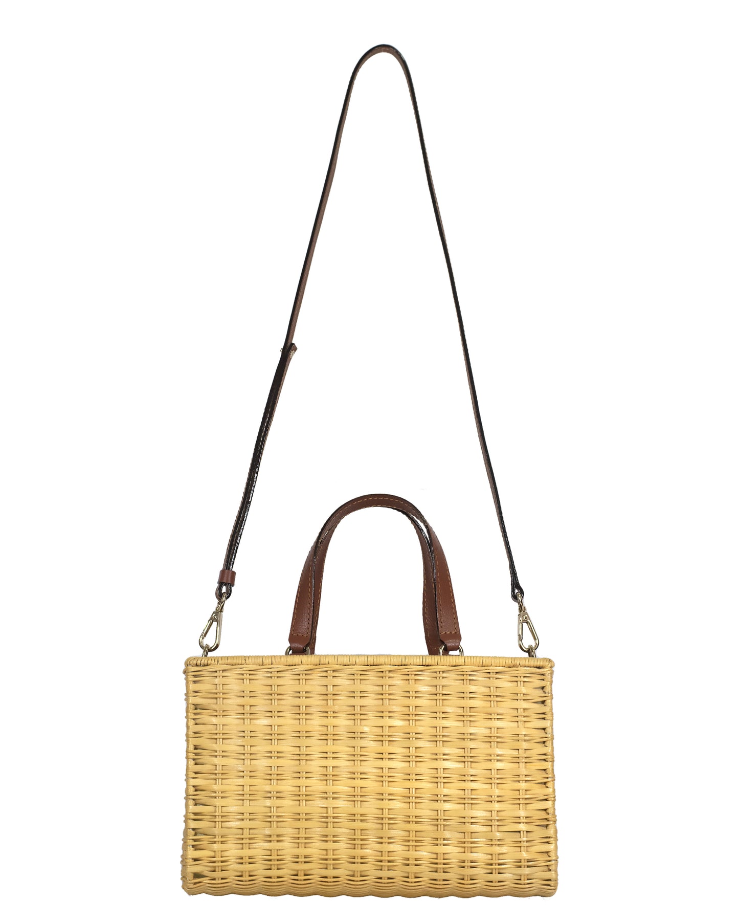 Claudia Basket Bag - Brown