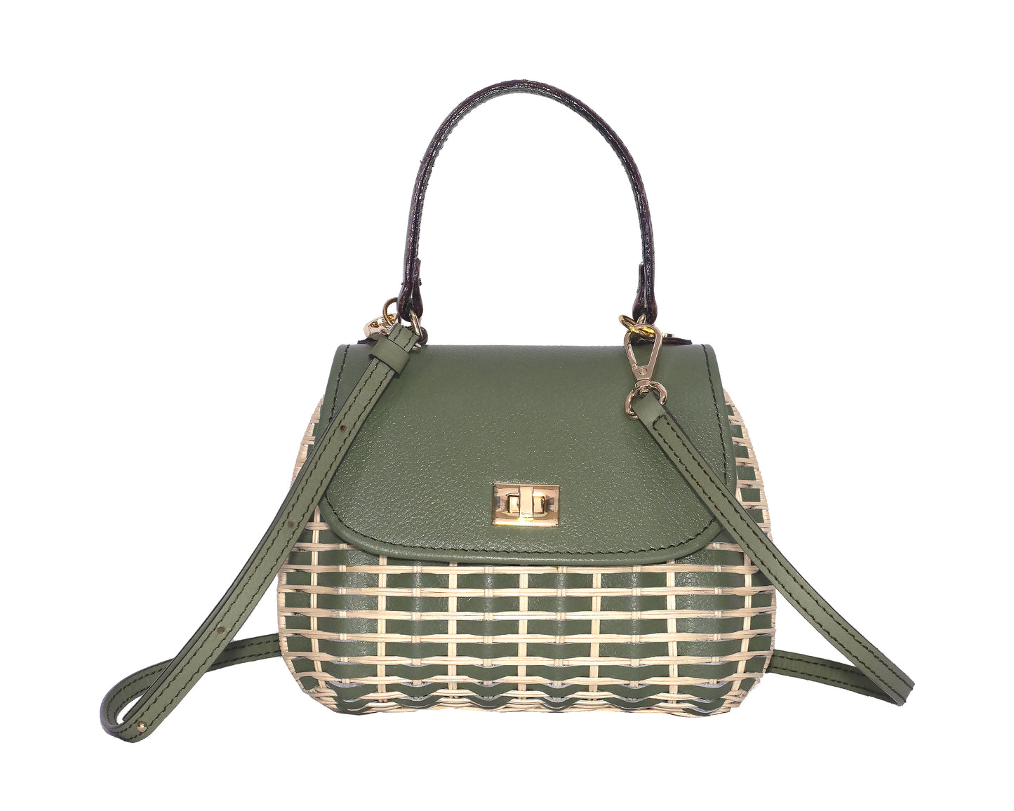 Blair Leather Strip - Olive