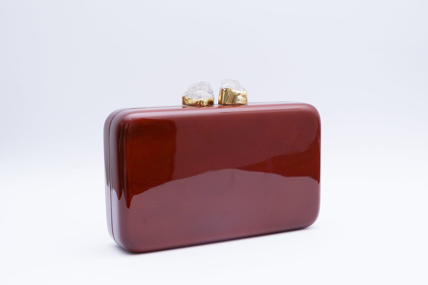 Alie Clutch - Mahogany