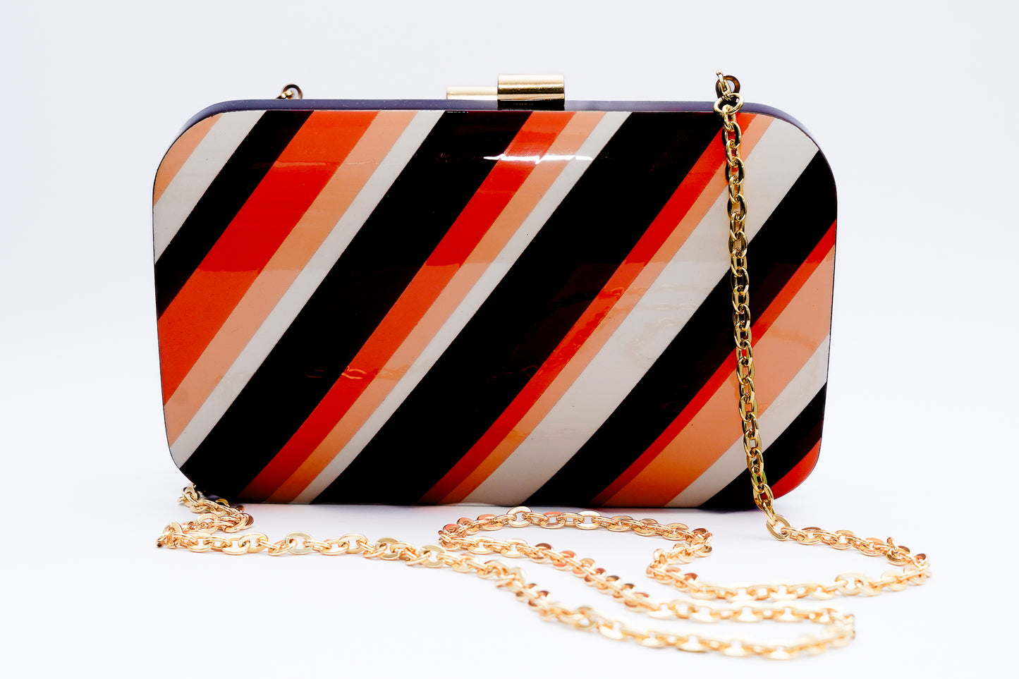 Amelia Clutch - Coral