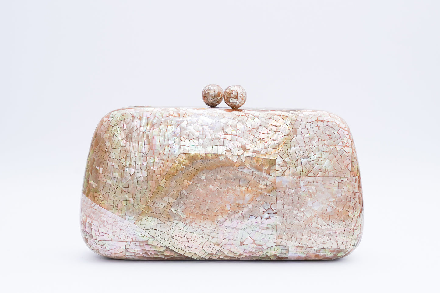 Ivy Shell Clutch - Brown