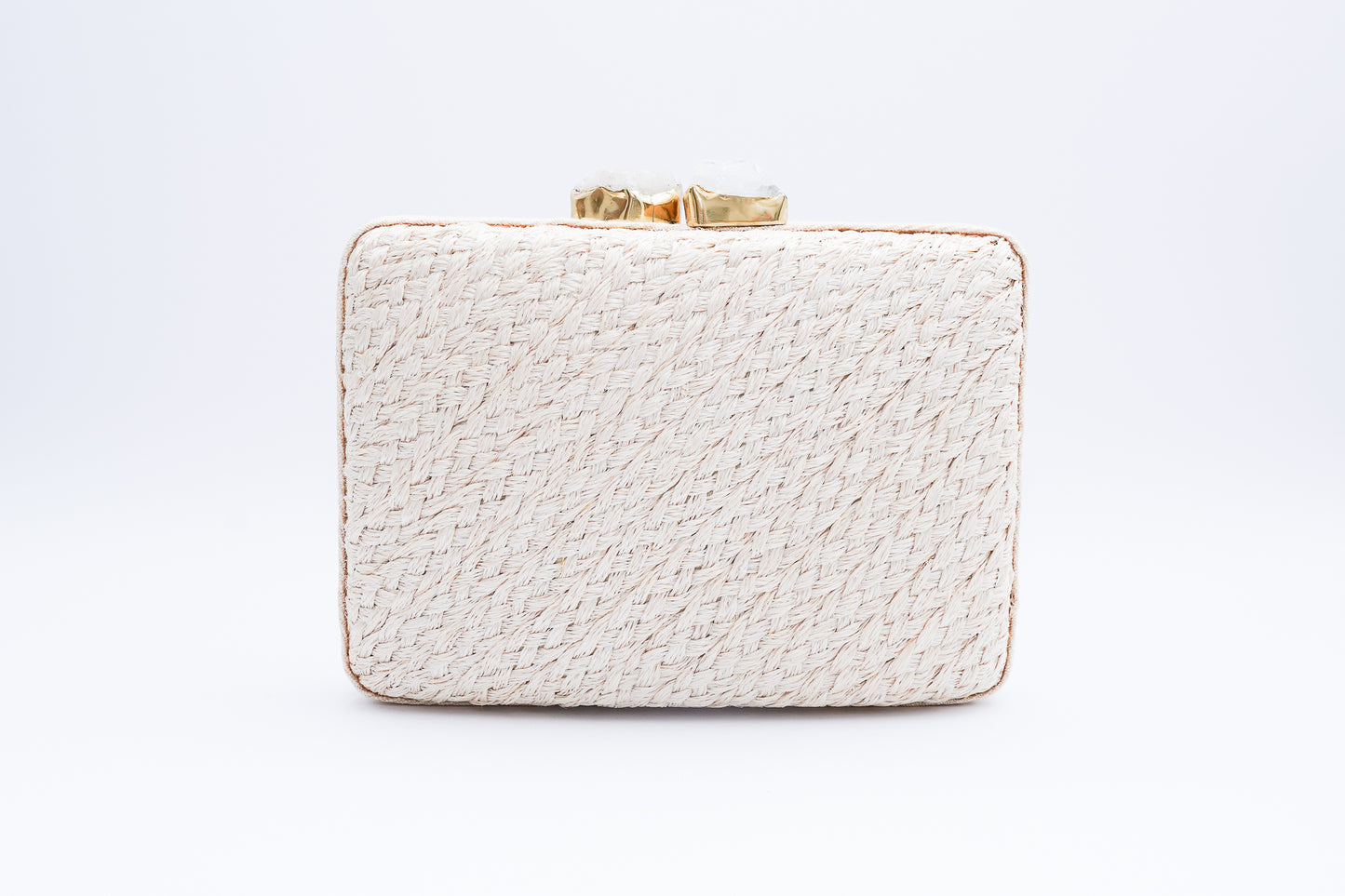 Cassia Clutch - White