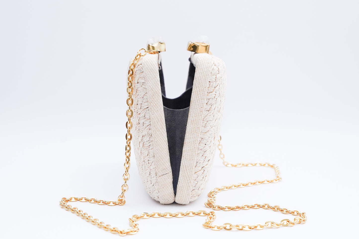 Cassia Clutch - White