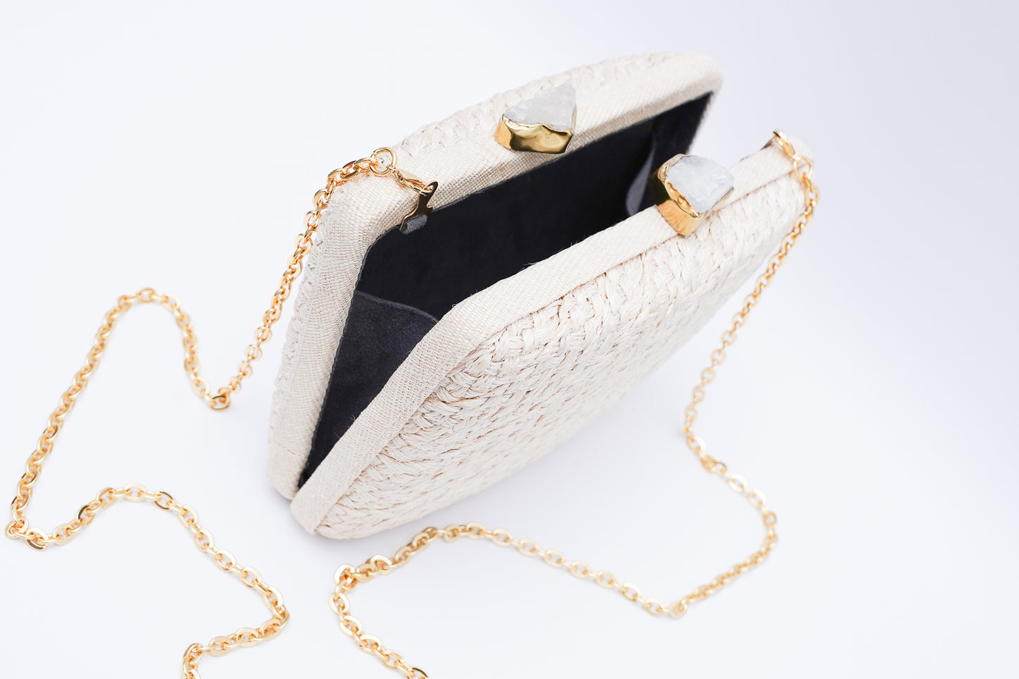 Cassia Clutch - White