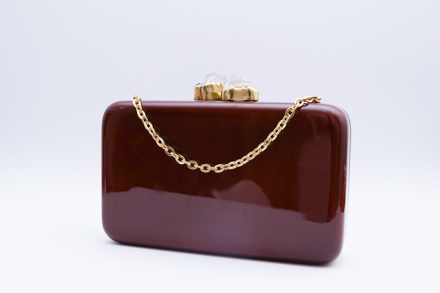 Alie Clutch - Mahogany