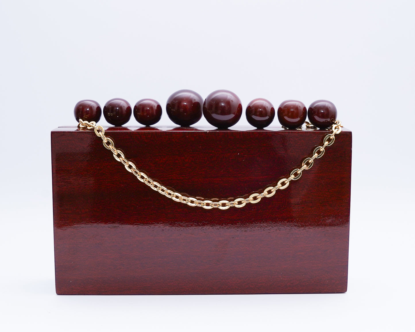 Clara Clutch - Mahogany