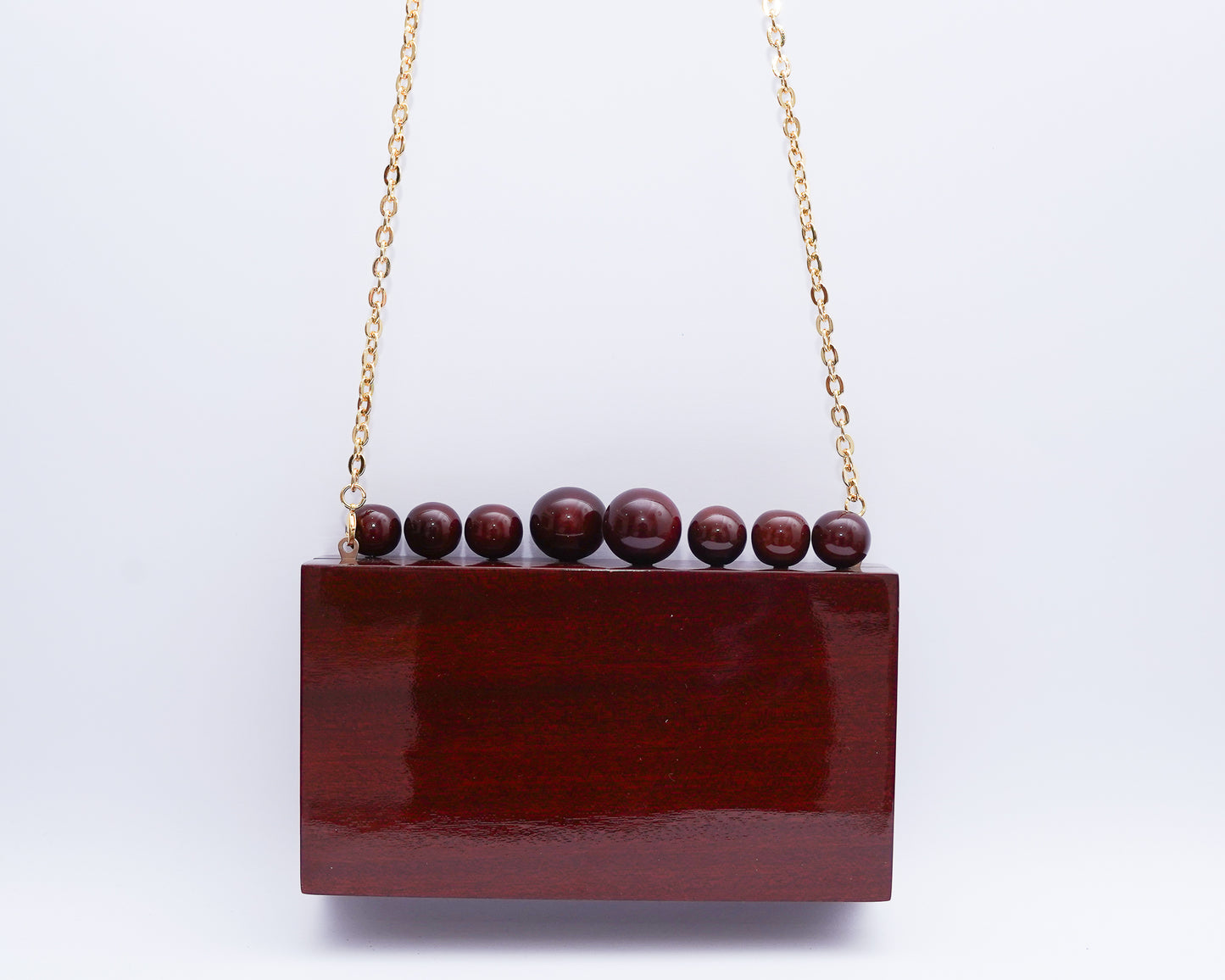 Clara Clutch - Mahogany